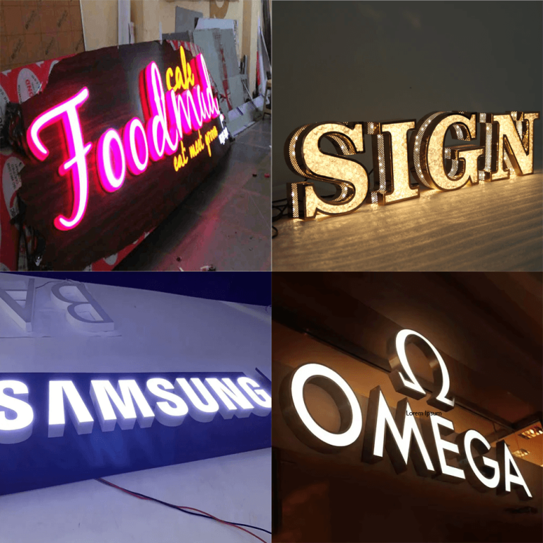 custom led sign board in Bangladesh